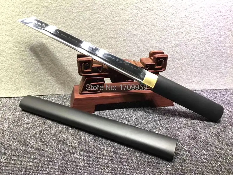 Матовый японский меч ниндзя катана T10 из твердого дерева закаленный стальной