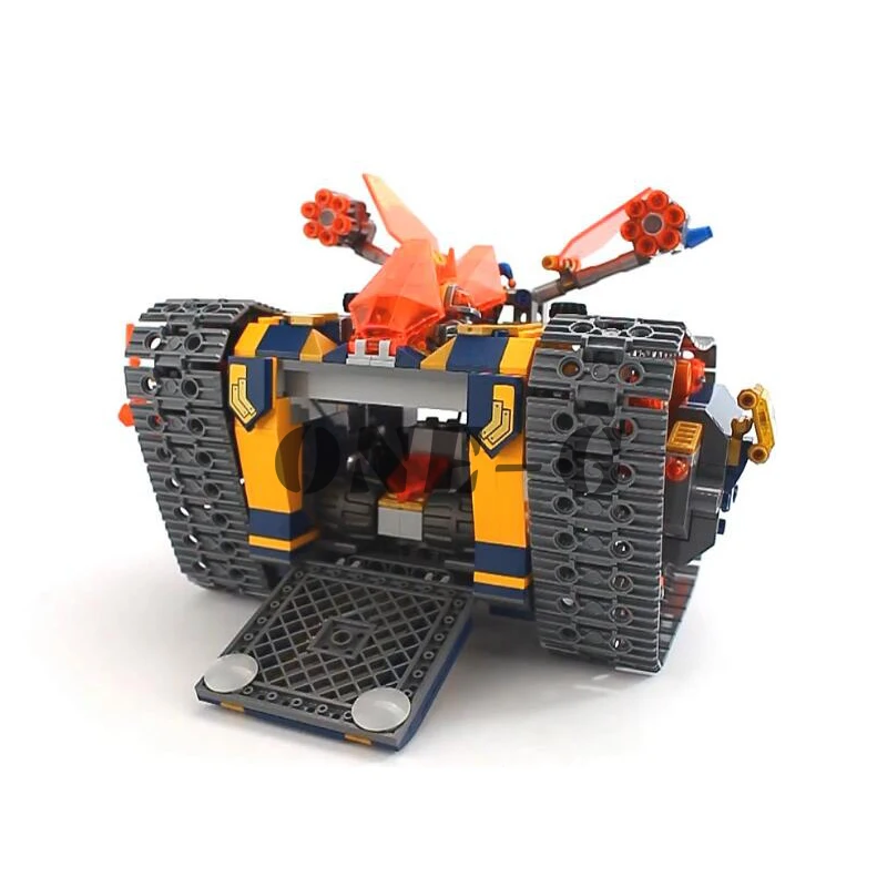 Строительные блоки Axl's Rolling Arsenal 10819 совместимые legoingly nexo Рыцари 72006 кубики