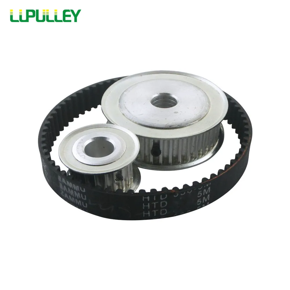 Шкив зубчатой ленты LUPULLEY HTD редукция 5 м 1:3 60T 20T передаточное число 100 мм вал