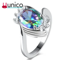 uunico2019 new cz ring in wedding bands aaa zircon jewelry women accessories engagement ring