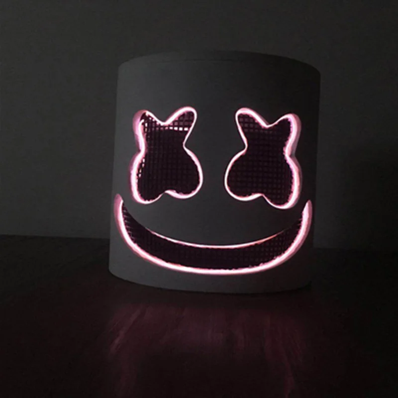 04 DJ электронная музыка Marshmello маска косплей Бар фестиваль Marshmello DJ маски дети взрослые подарок Хэллоуин вечерние реквизит - Цвет: 04