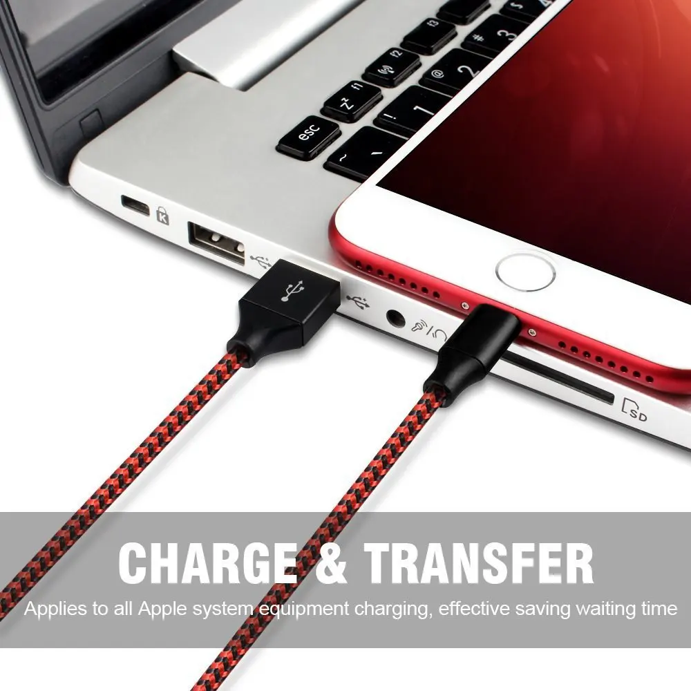 1 м 2 м 3 м для IPhone Usb кабель IOS 12 11 10 быстрое зарядное устройство USB зарядка кабелей шнур 2.4A для мобильного телефона зарядное устройство