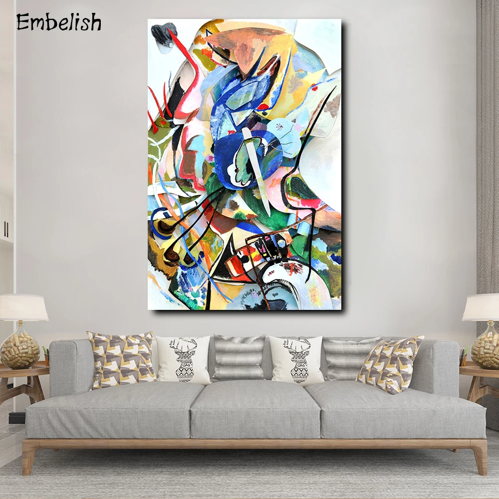 Embelish 1 шт. абстрактные настенные художественные картины Василий Кандинский HD
