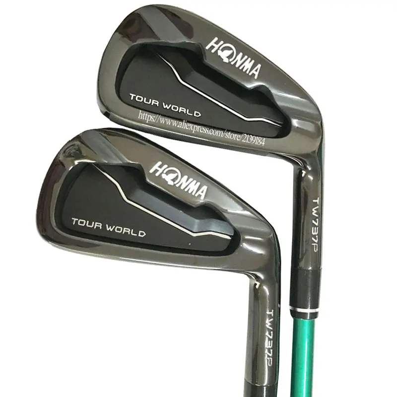 comprar Novos Clubes De Golfe Honma Tw737p Preto Honma Ferros De Golfe 4-910 Clubes Ferros Grafite Eixo De Golfe Regular Ou Rígido Frete Grátis