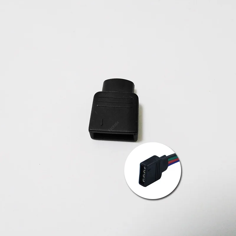 100 шт./лот 4 контактный Корпус RGB для 5050 3528 Светодиодная лента разъемы|Соединители|
