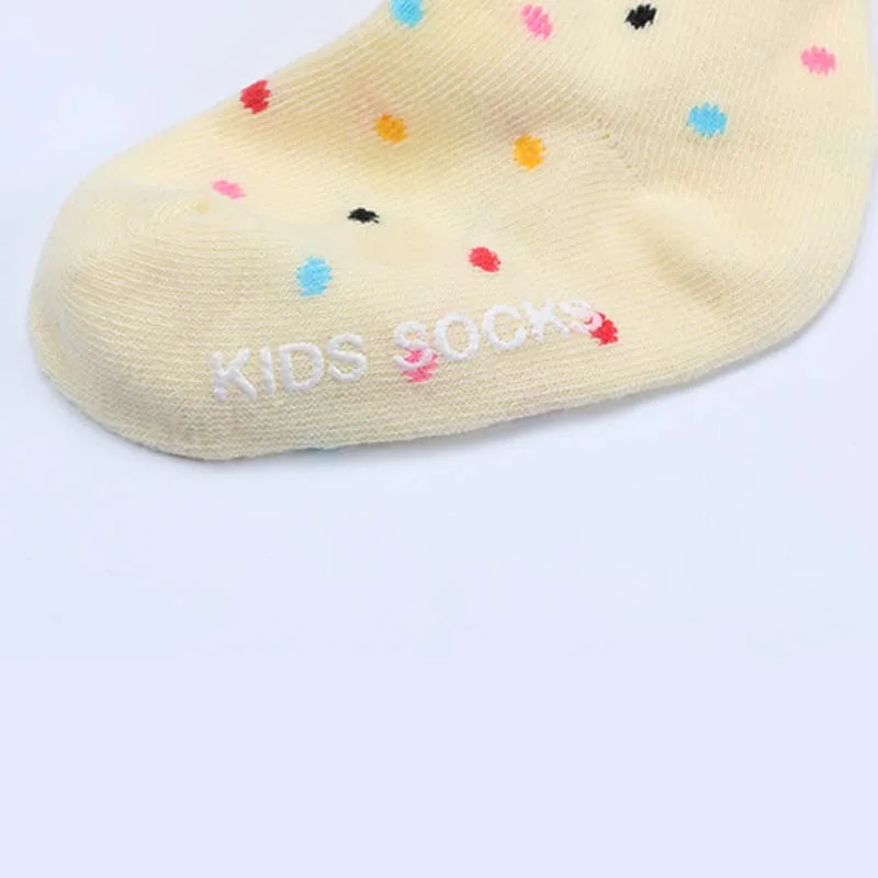 Hzirip Новый осень-зима детские колготки Обувь для девочек Цветной горошек хлопка