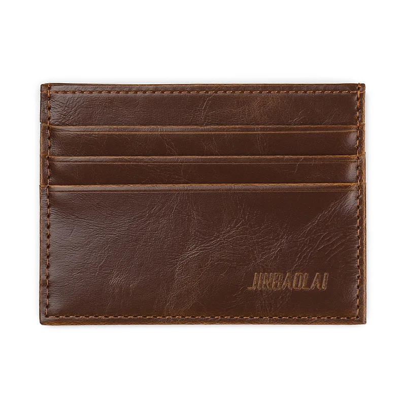 Винтажные новые ретро текстурные мини держатели для удостоверения личности