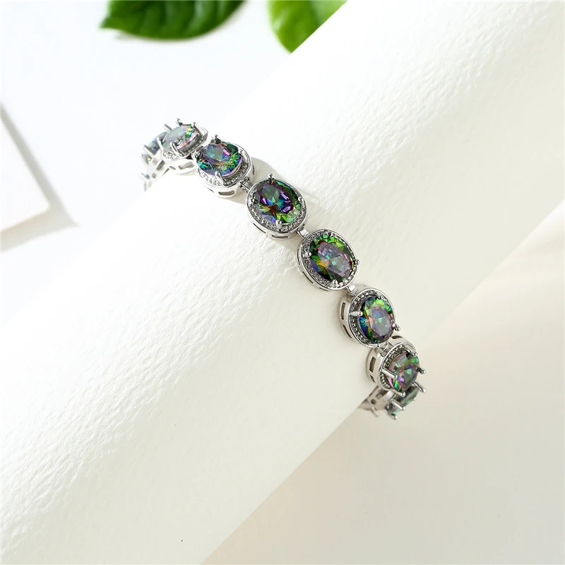 Женский браслет с цепочкой CARSINEL блестящий из Кубического циркония AAA|bracelets for|chain