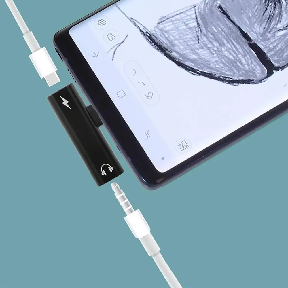 Чери USB Тип c до 3 5 мм Aux адаптер Jack наушники Adaptador аудио сплиттер зарядное