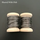 Мягкая свинцовая проволока для вязания мух, 2 шт.лот, 0,02X5 метров и 0,03X5 метров