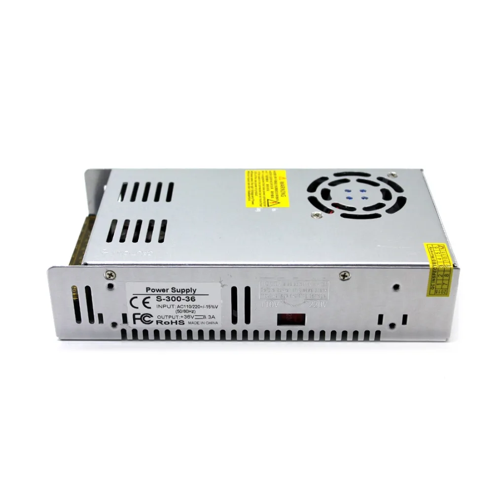 Одиночный выход DC 36V 8.3A 300W импульсный источник питания для ЧПУ маршрутизатор