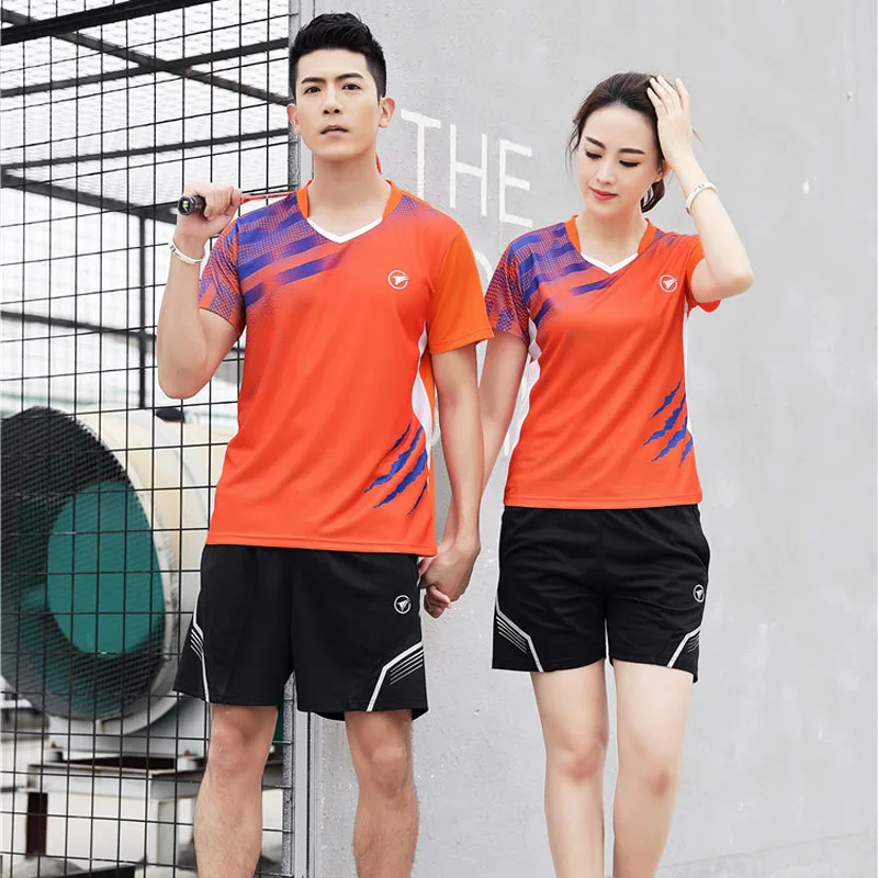 Новый 2019 бадминтон рубашки для мужчин/женщин Спортивная рубашка Настольный