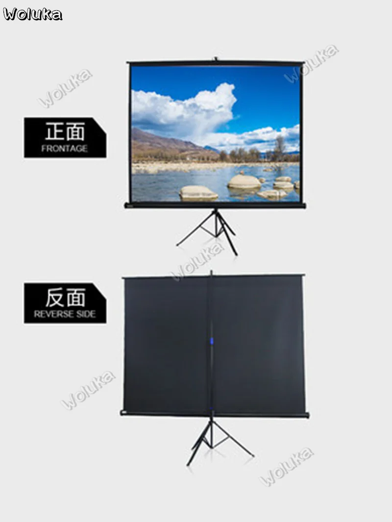 Projection curtain 90/100/120/Ultra short Coke Laser TV anti-light black grid home Theater 4K HD CD50W03 | Лампы и освещение