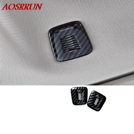 

High Quality ABS carbon fiber trim the microphone decorative covers car Accessories FIT For BMW X3 G01 2017 2018 2019 2PCS/LOT