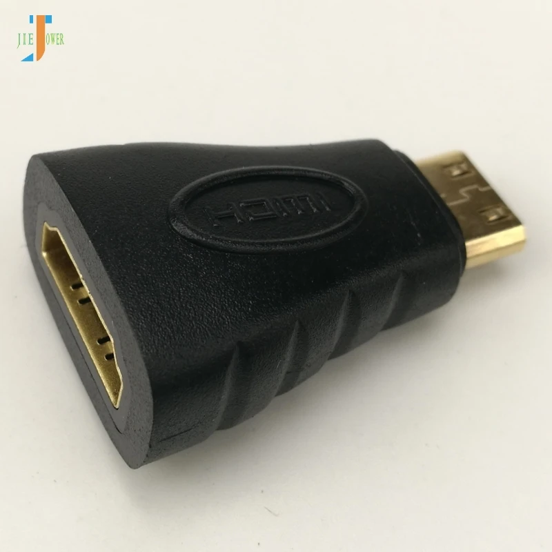 

100 шт./лот HDMI-совместимая с Мини HDTV Мужская трансферная головка для кинотеатра, проектора, игры, телеприставки, ноутбука, мобильного телефона