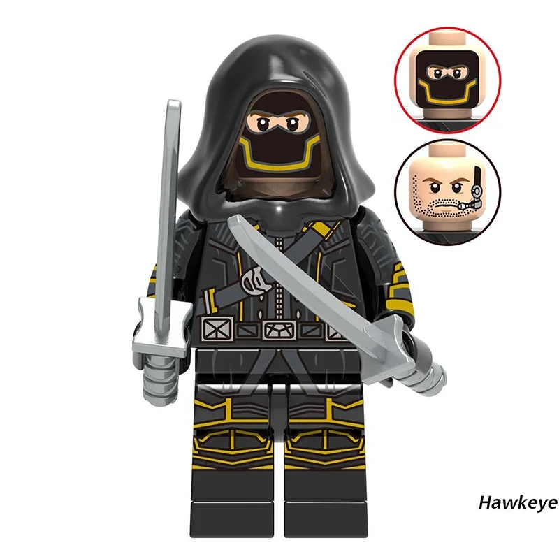Строительные блоки Legoed Avengers 4 Железный человек Человек паук Thanos Infinity Gauntlet Playmobil