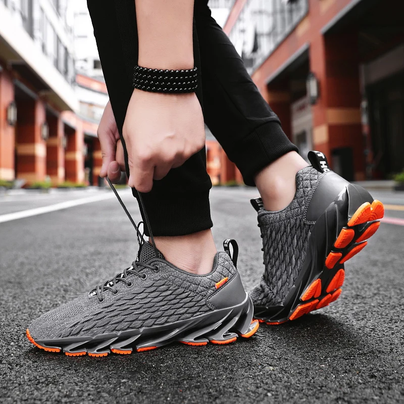 Fashion Breathable Basketball Shoes Male Sneakers Mesh high Platform Lace-up Outdoor Walking Footwear zapatillas hombre | Спорт и