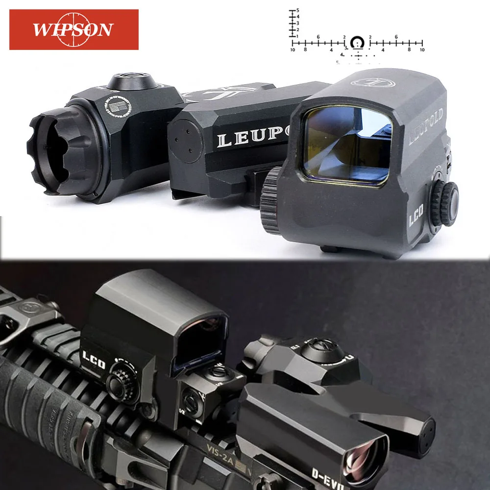 

WIPSON LP 6x D-EVO Dual-Enhanced View Optic Reticle Rifle Scope Magnifier with LCO Red Dot Sight Reflex Sight Rifle Sights