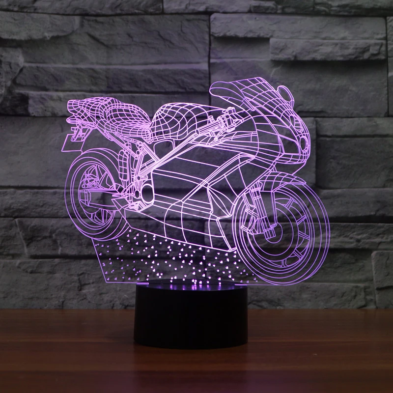 Светодиодный ночник для мотоцикла 7 цветов светодиодный мотоцикла|table lamp|lamp table