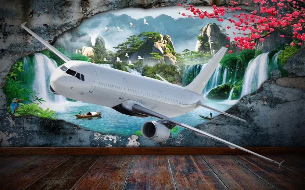 Шторы блэкаут 3D с красивым пейзажем оконные занавески для кухни спальни гостиной