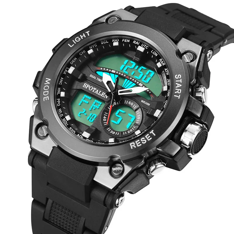 Часы наручные мужские спортивные брендовые Роскошные Водонепроницаемые