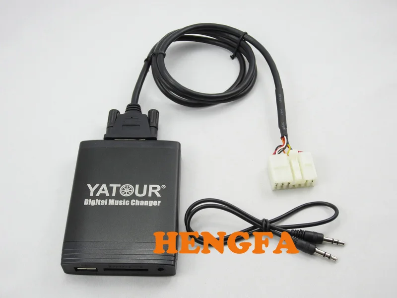 Автомобильный цифровой музыкальный переходник Yatour USB Mp3 AUX адаптер для Toyota Big 5 + 7