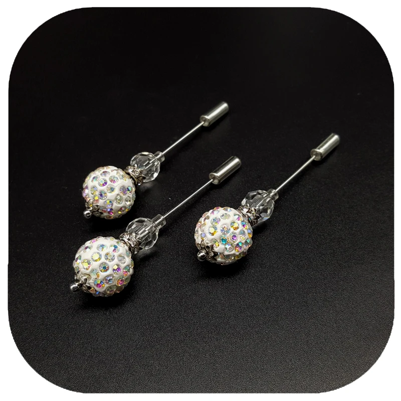 AB цвет стразы брошь из шариков булавки/хиджаб булавки для модного женского