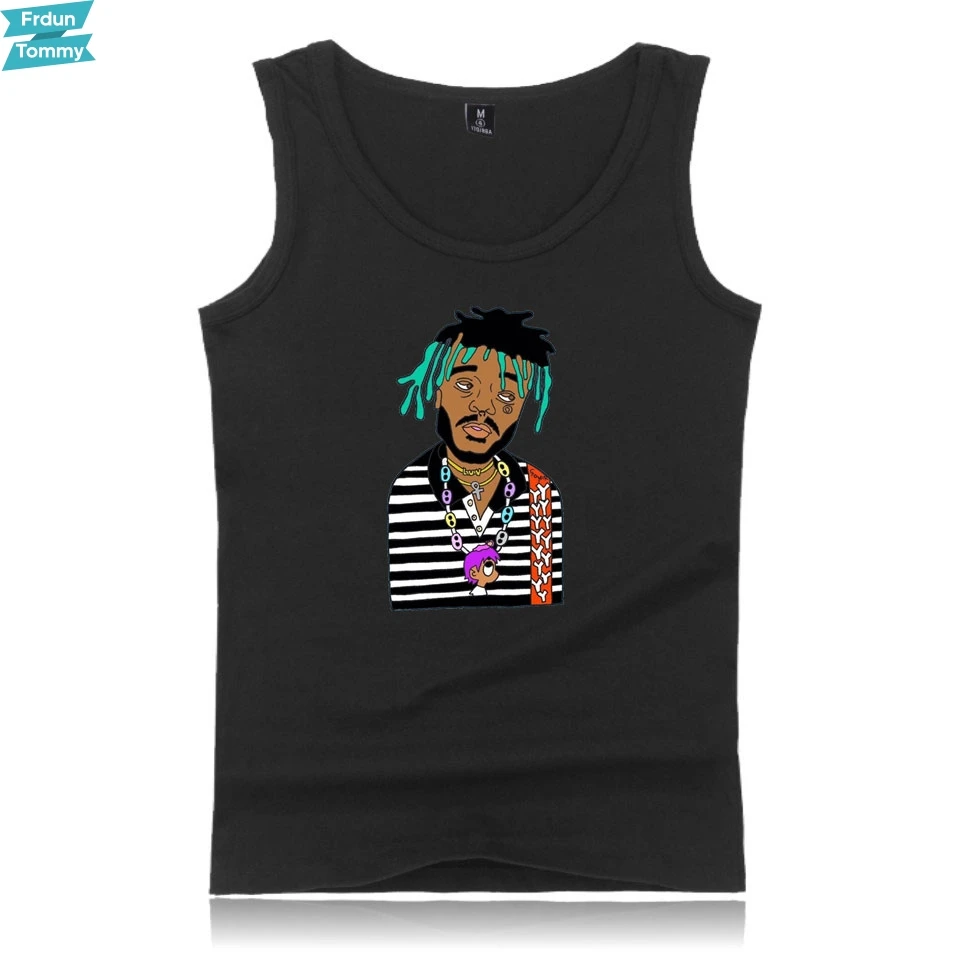 Топ Без Рукавов LIL UZI VERT крутой без рукавов с круглым вырезом для мужчин и женщин