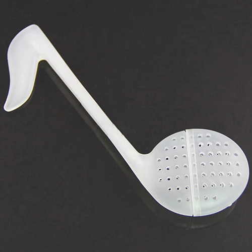 Модная Удобная чайная ложка Music Note инфузионный фильтр для заваривания чая кухни