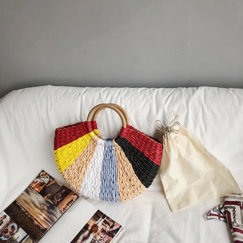 Ручной работы Для женщин сумки из натуральной кожи летние полукруглая сумка для