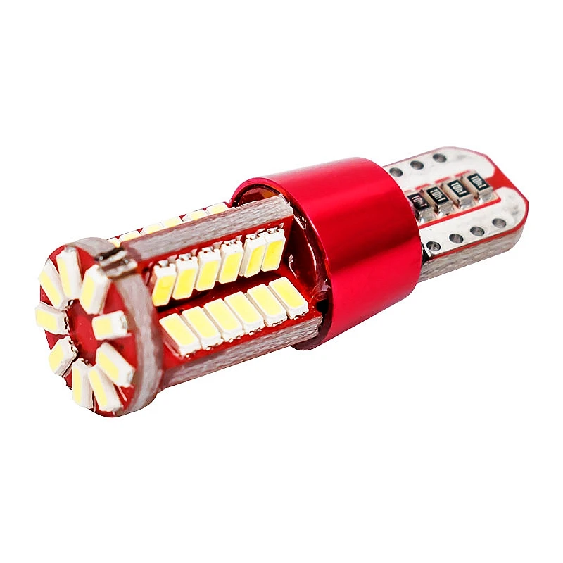 100 шт. Автомобильные светодиодные лампы T10 W5W 57SMD для паркосветильник 57 SMD