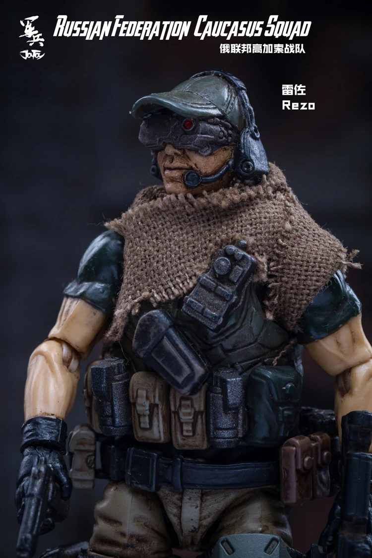 1/18 JOYTOY экшн-фигурка солдат(3 шт./лот) Коллекция отряда из Российской Федерации на Закавказье