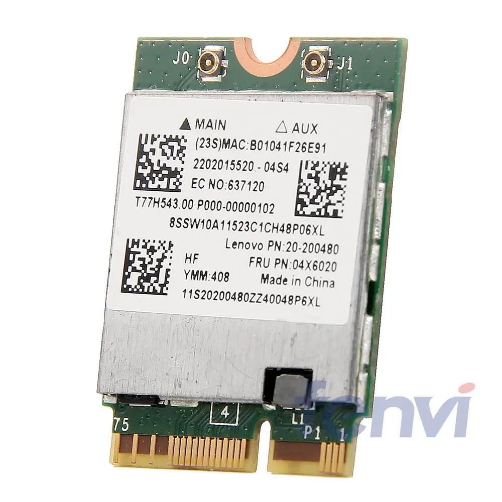 Модуль Wifi 802.11 ac / Bluetooth 4.0 - Broadcom BCM94352Z для ноутбуков IBM Lenovo | Компьютеры и офис