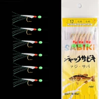 5 pack30pcslot shrimp soft lure fishing artificial bait with glow hook swivels anzois para pesca sabiki rigs fishing lure