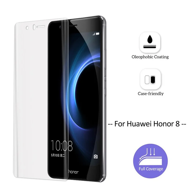 

2 шт., мягкая защитная пленка для экрана, нано пленка, пленка для Huawei Honor 8, стеклянная пленка для Huawei Honor 8, защитная пленка Honor8 из ТПУ, не стекло