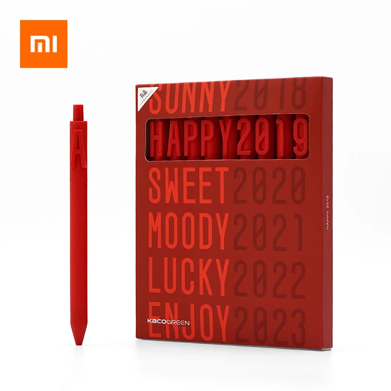Xiaomi ALPHA гелевые черные чернила для ручек 0 5 мм авторучки детей студенческие