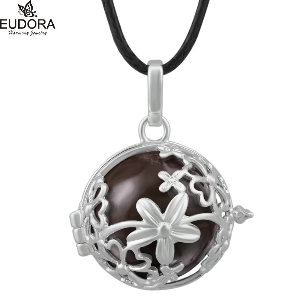 Flower Style Harmony Bola Pendant fit 20mm Eudora Angel Caller Chime Ball Mexican Nekclace Pregnant Women Jewelry | Украшения и