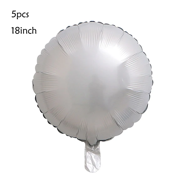 5pcs star balloon Серебряный воздушный шар "Конфетти" Серебряный латексный шар Серебряный романтическая тема Свадьба День Рождения Вечеринка украшения Детские вечерние принадлежности - Цвет: 5pcs star balloon