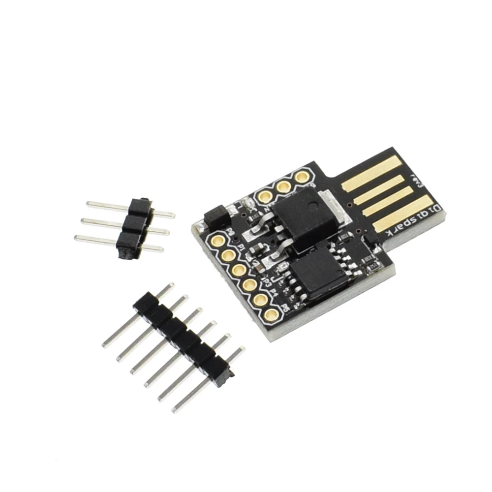 Плата разработки Digispark Kickstarter Micro ATTINY85 для Arduino IIC I2C USB 1 шт. синяя Черная|development board|usb