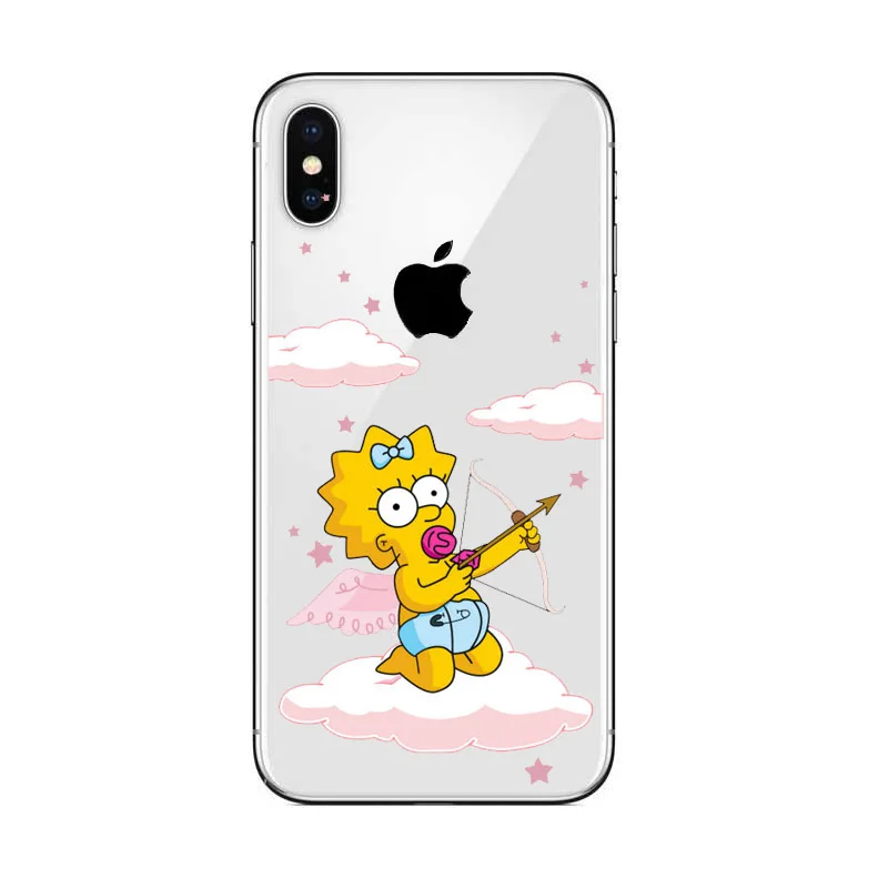 Крутой ГОМЕР Симпсоны есть пластиковый логотип Жесткий ПК чехол для iPhone 5 5S SE 6 6S Plus 7 8 Plus X10 XR XS MAX 11 Pro Max - Цвет: TPU