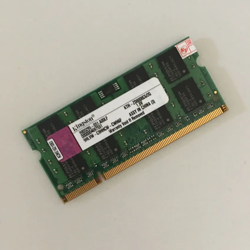 Память для ноутбука Kingston 2 ГБ 800 МГц SODIMM DDR2 2G мгц модуль RAM|sodimm ddr2|2gb 800mhz sodimmlaptop memory |