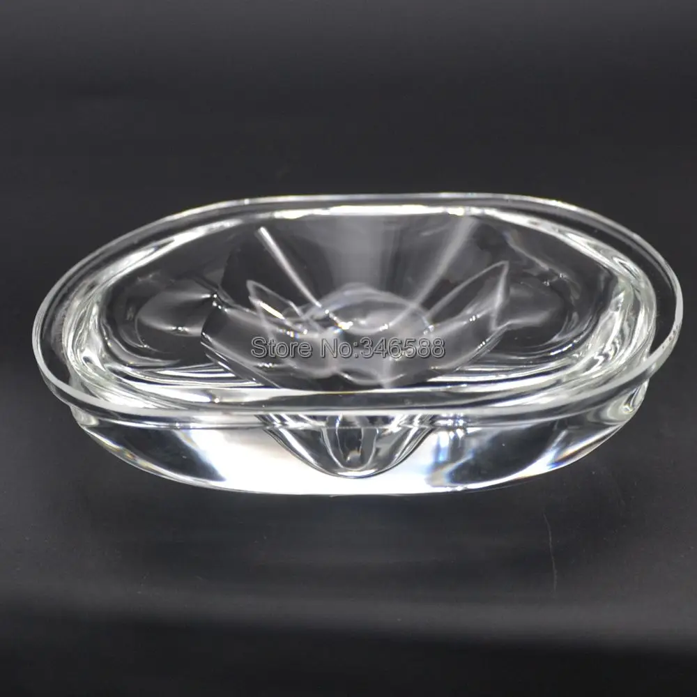 Оптическая стеклянная линза 107 мм 2 силиконовых кольца фиксирующий кронштейн