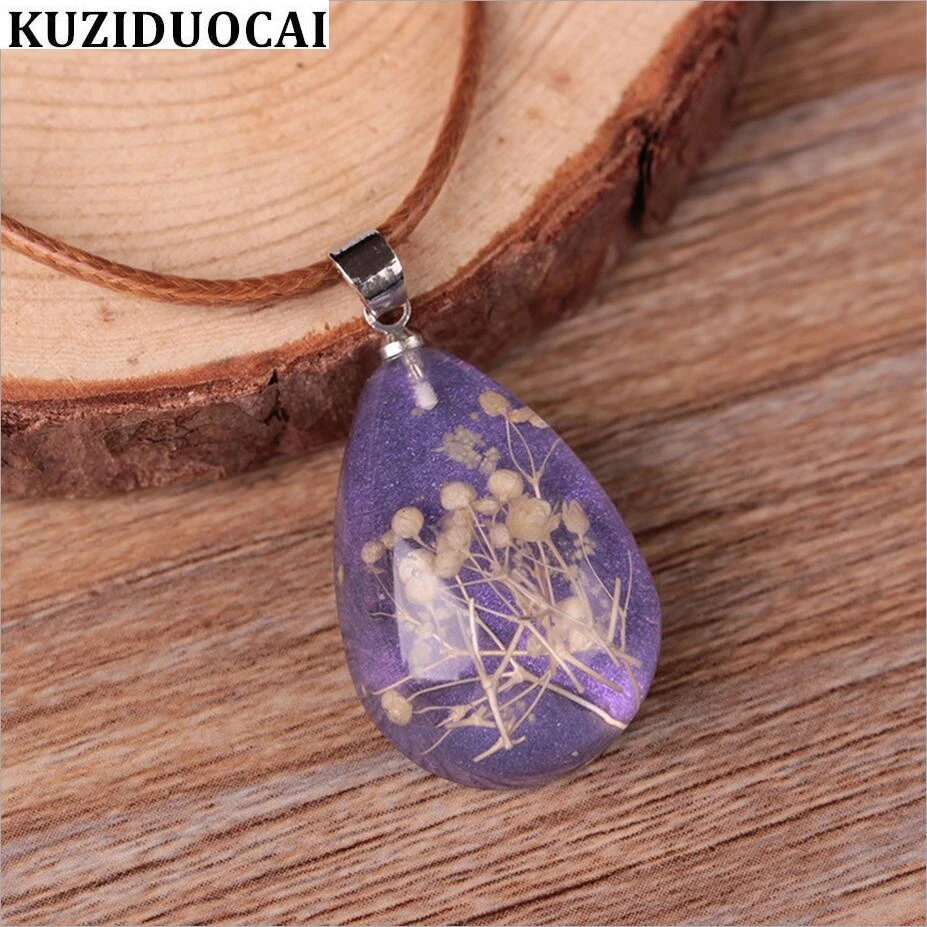 Kuziduocai новые модные ювелирные изделия в форме капли светящиеся камни сушеные