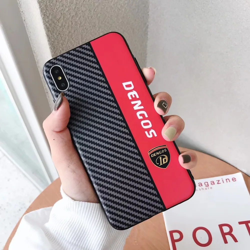 Простой деловой мужской черный спортивный чехол для iphone 6 6s 7 8 10 Plus X XR XS MAX Brandnew Cover