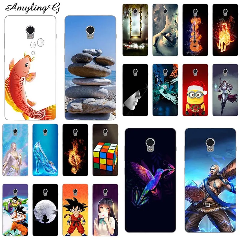 Colorful Phone Case For Lenovo Vibe P1 P 1 5.5&quot Printing Cartoon Rose Funny Coque Patterned Soft Silicone Fundas Shell Bags Cat |