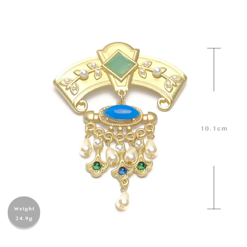 Amorita boutique beauty vintage court pearl pendant Brooches | Украшения и аксессуары