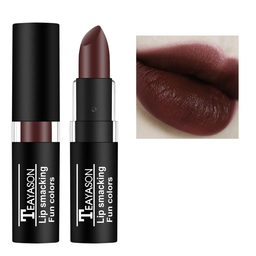 1 шт водостойкая губная помада телесного цвета матовая помада цвета тыквы Витамин Е увлажняющая водостойкая профессиональная губная помада#3