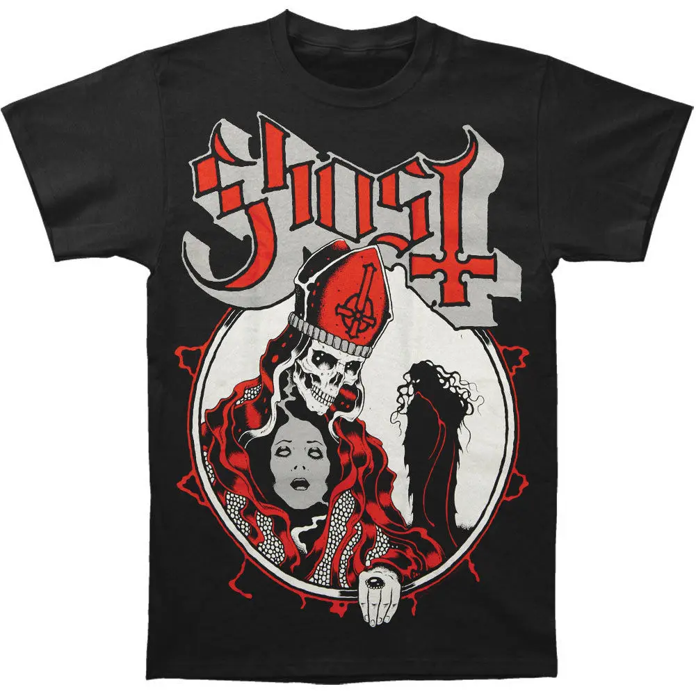 Ghost B. C. Мужская футболка одержимость черная с принтом мужской бренд | одежда