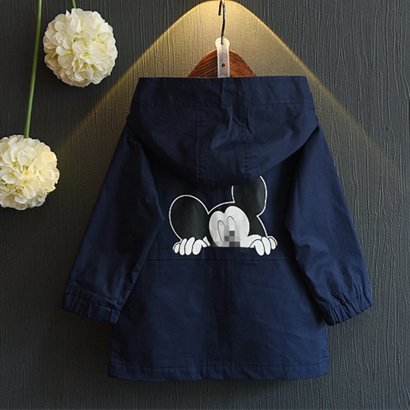 2017 куртки для девочек пальто с капюшоном мальчиков тренчкот куртка верхняя