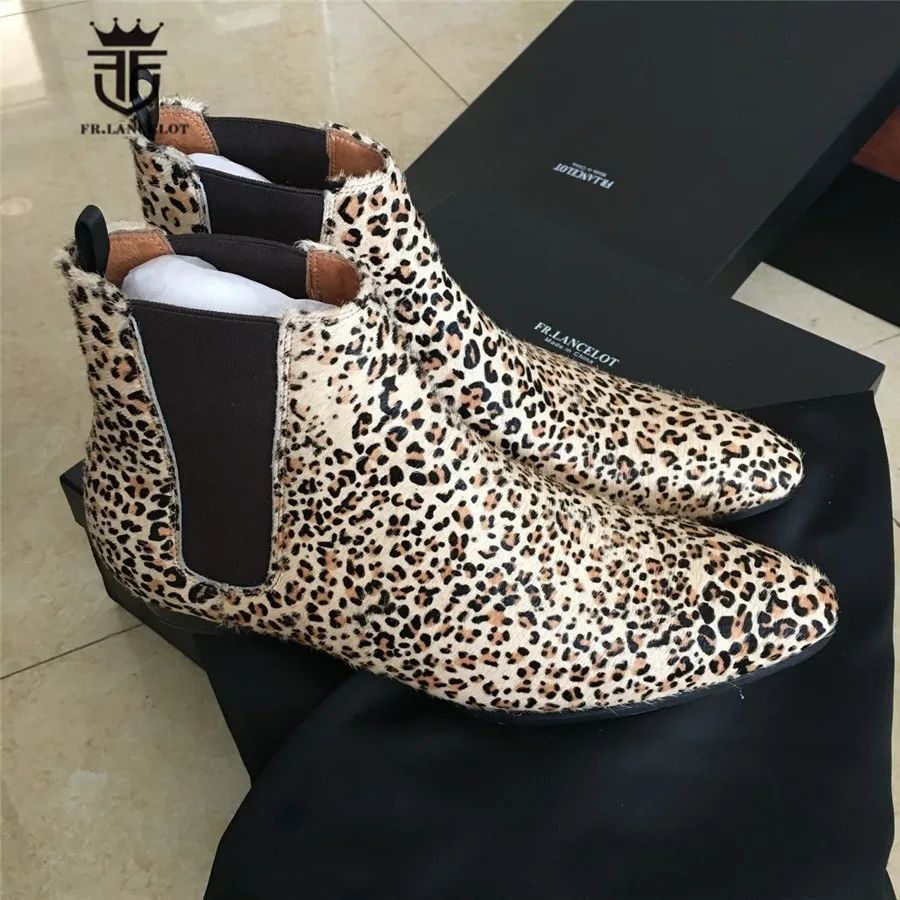 Высококачественные мужские ботинки ручной работы из натуральной кожи с